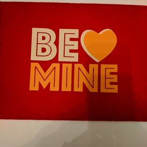 Red Valentine's Day Felt Envelope Bag